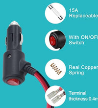 enchufe encendedor con interruptor