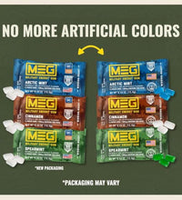 energía instantánea con chicles MEG