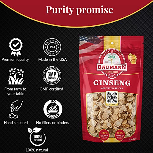 energía natural con ginseng rebanadas