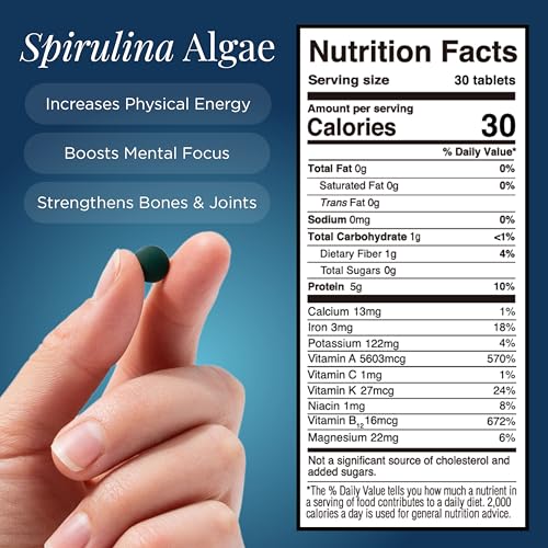 energía y concentración con espirulina ENERGYBITS