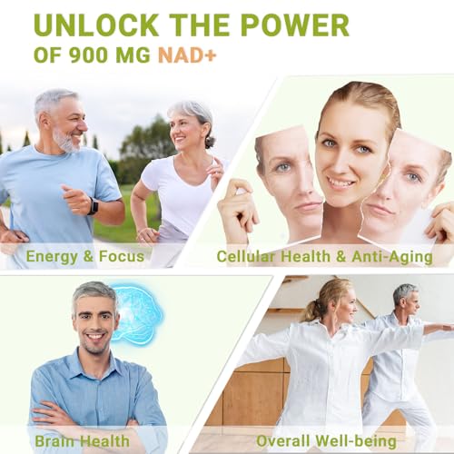 Energía y vitalidad con NAD 900mg