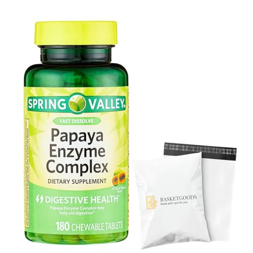 enzimas de papaya masticables para digestión