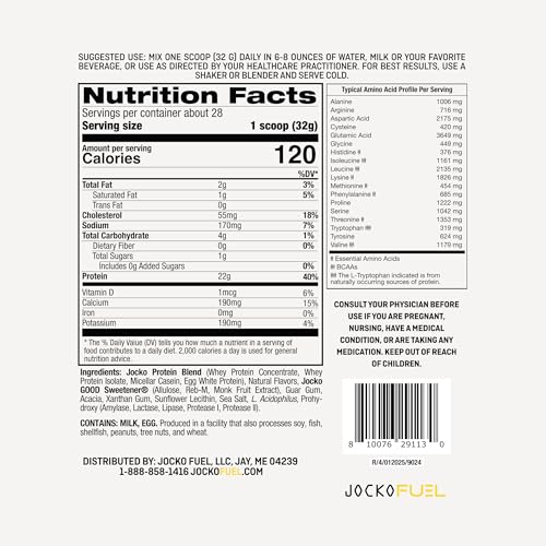 Enzimas digestivas en proteína Jocko Fuel