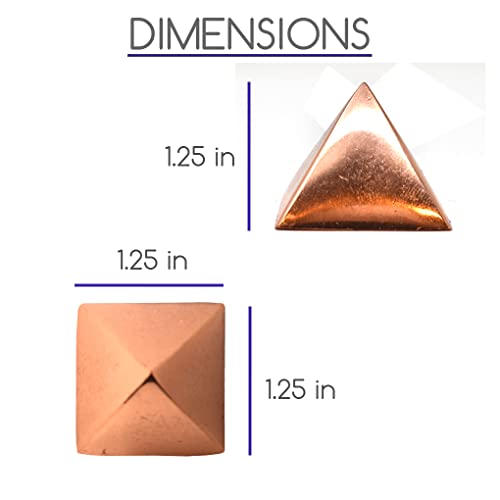 equilibrio de reiki con pirámide de cobre