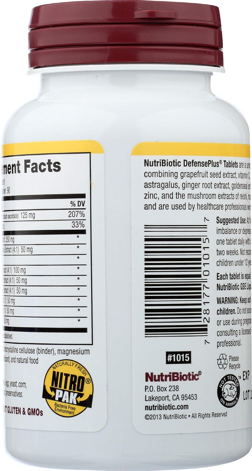 Equinácea Nutribiotic en tabletas