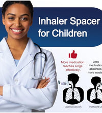 espaciador para inhalador niños Clinivox