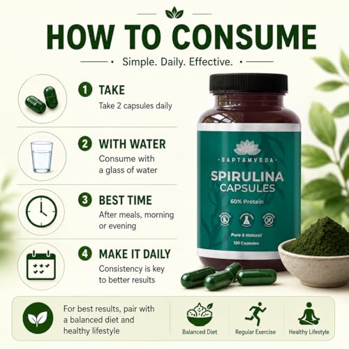 espirulina natural como antioxidante potente