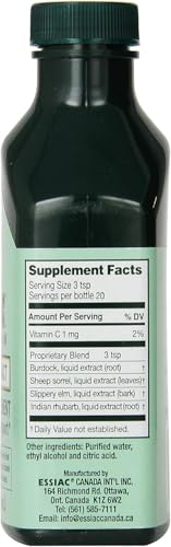essiac fórmula original para detoxificación