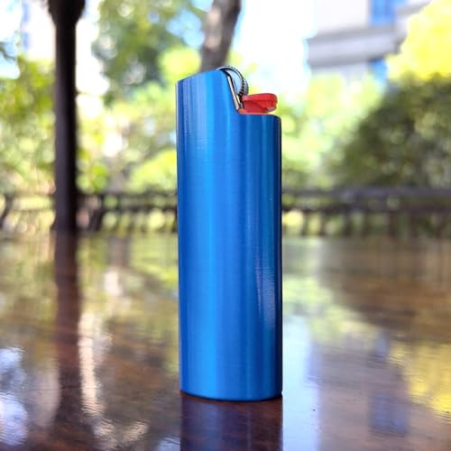 Estuche azul mate para encendedor