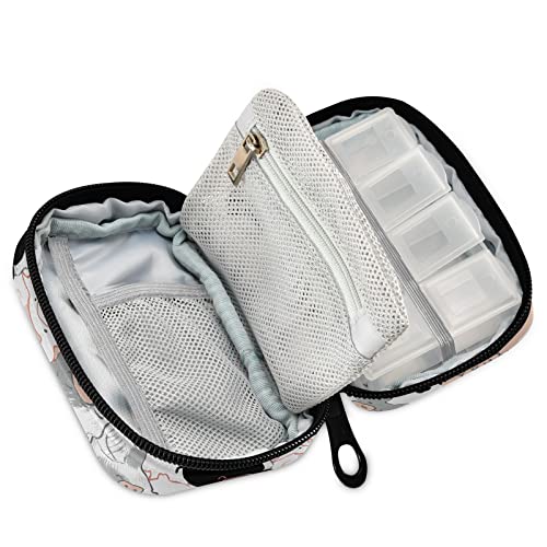 estuche cerdito para medicamentos familiares