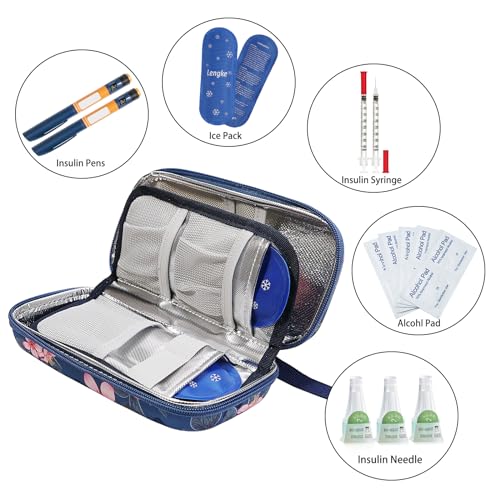 estuche de almacenamiento para diabetes