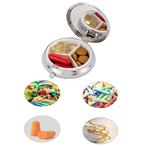 Estuche de cristales brillantes para vitaminas