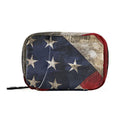 estuche de pastillas con bandera americana