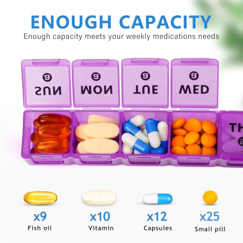 estuche de pastillas para 7 días