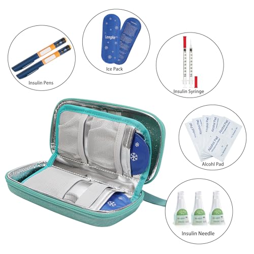 estuche de transporte para diabetes