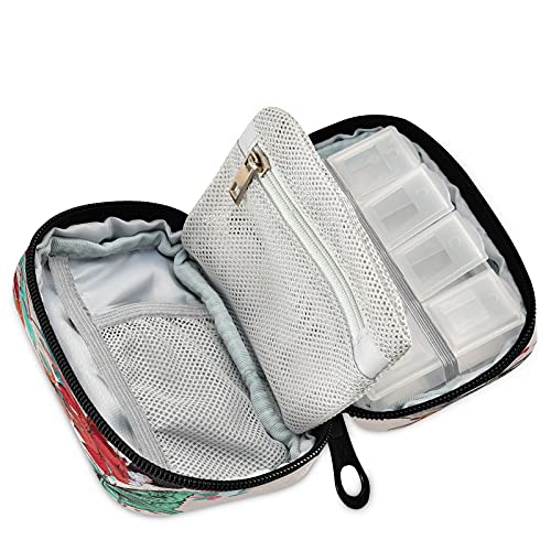 estuche de viaje para suplementos y vitaminas