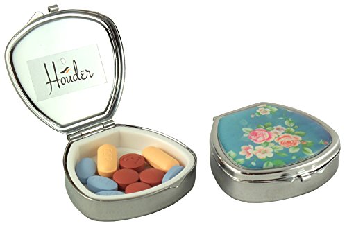 estuche decorativo para medicamentos rosas