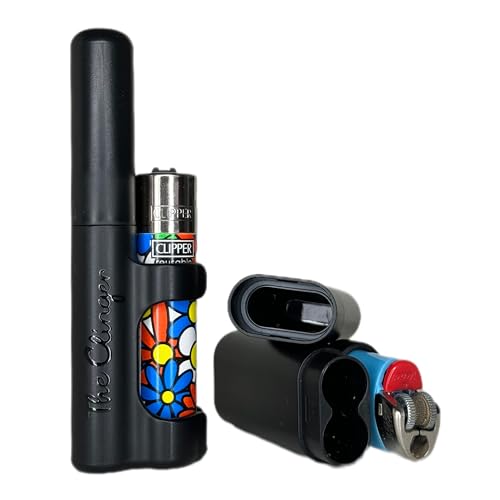 Estuche para cigarrillos negro resistente
