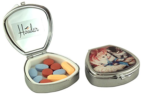 Estuche para medicamentos con diseño de gatitos