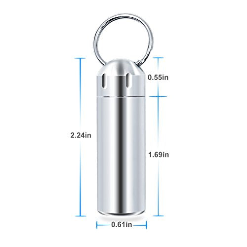 Estuche para pastillas resistente al agua