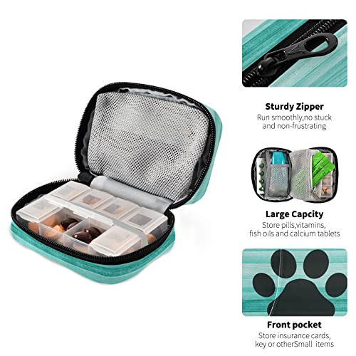 estuche para suplementos de viaje