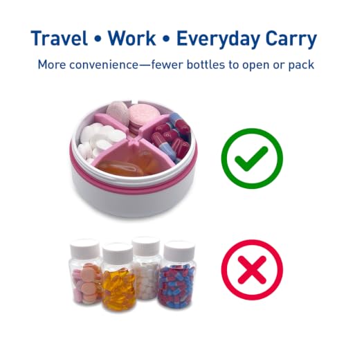 estuche para vitaminas y medicamentos fácil de usar