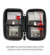 Estuche vacío ideal para transporte de naloxona
