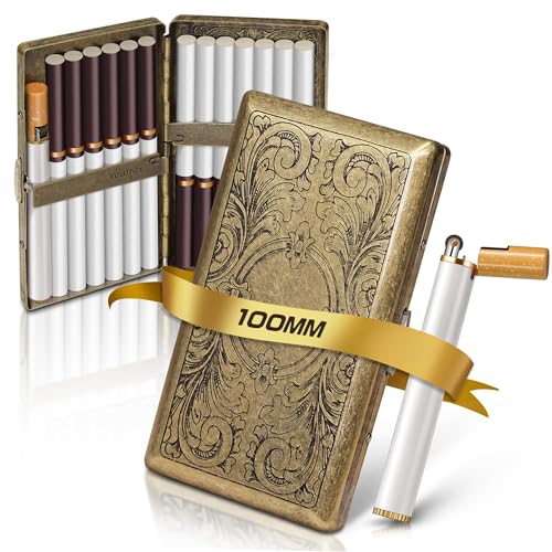 Estuche vintage para cigarrillos elegante
