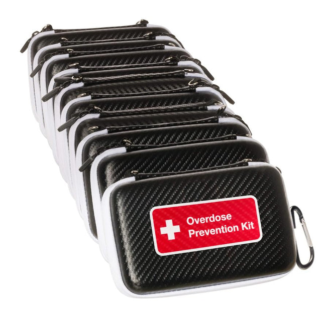 Estuches para naloxona compactos y ligeros