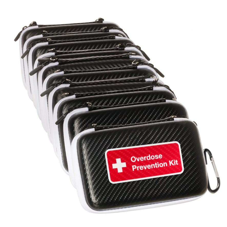 Estuches para naloxona compactos y ligeros