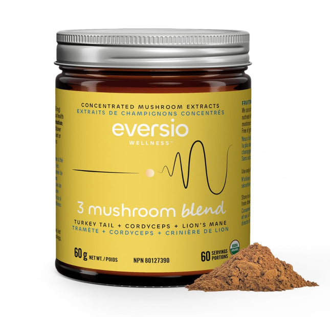 Eversio Wellness Mezcla de 3 Hongos