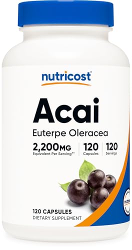extracto de acai Nutricost beneficios antioxidantes