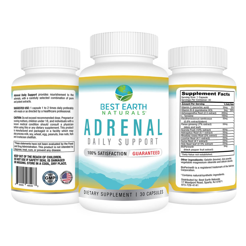 extracto de adrenal 30 cápsulas