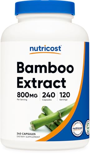extracto de bambú Nutricost beneficios para la salud