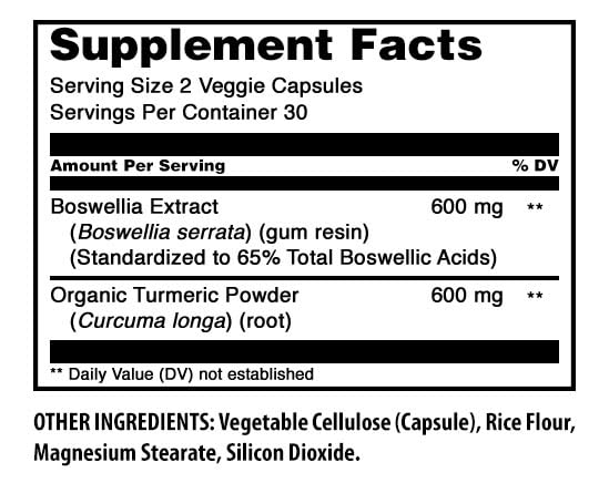 Extracto de Boswellia 1200 mg