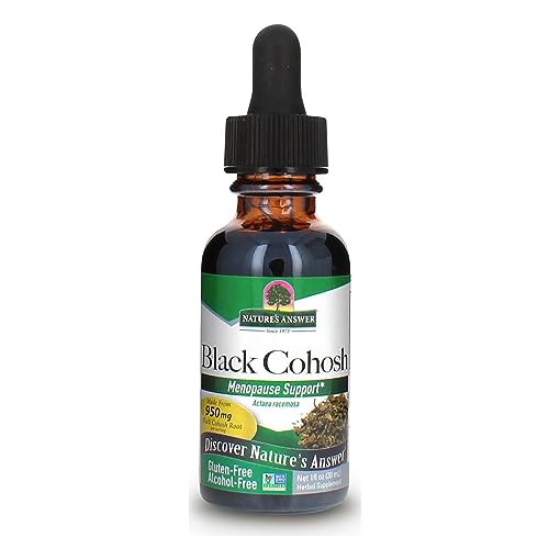 extracto de cohosh negro orgánico para menopausia