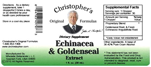 extracto de echinacea de Christopher's Original Formulas