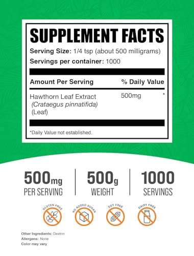 extracto de espino blanco 500 mg