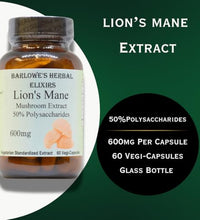 extracto de hongo lion's mane 600mg