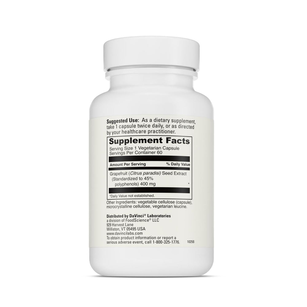 Extracto de semilla de pomelo 400 mg