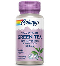 extracto de té verde SOLARAY 500mg