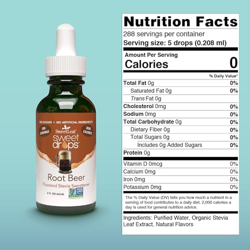 extracto orgánico de stevia sabor root beer