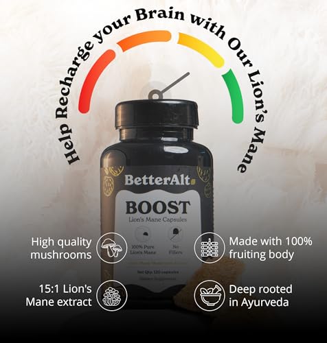 extracto potente de hongo melena de león 1000 mg