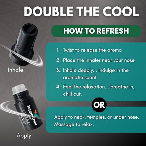 fácil de usar inhalador herbal para alergias