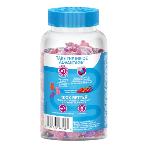fácil digestión con gomitas Digestive Advantage