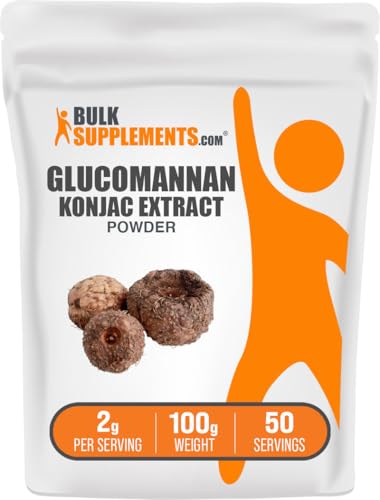 fibra glucomanano BulkSupplements.com 100 g