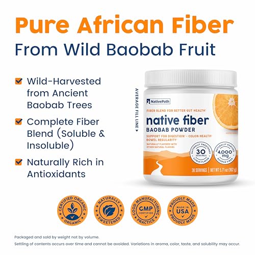 Fibra orgánica para mejorar digestión