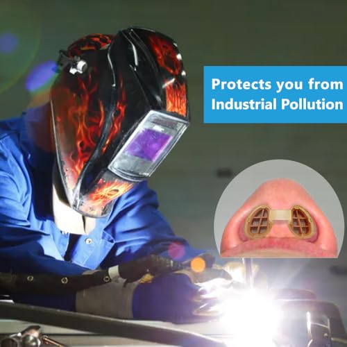 Filtros nasales para contaminación industrial