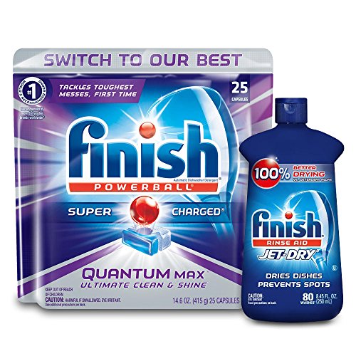 Finish Quantum 25 piezas detergente eficaz