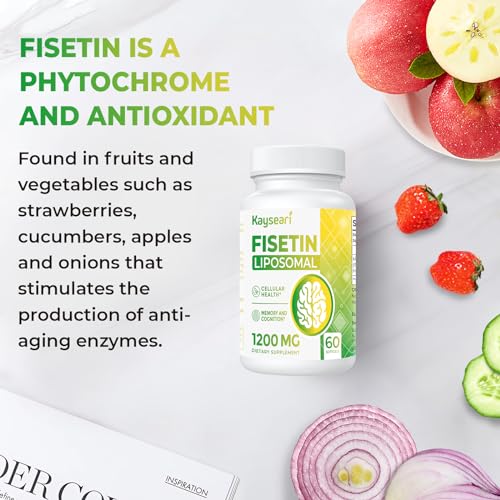 Fisetina 1200mg para bienestar general